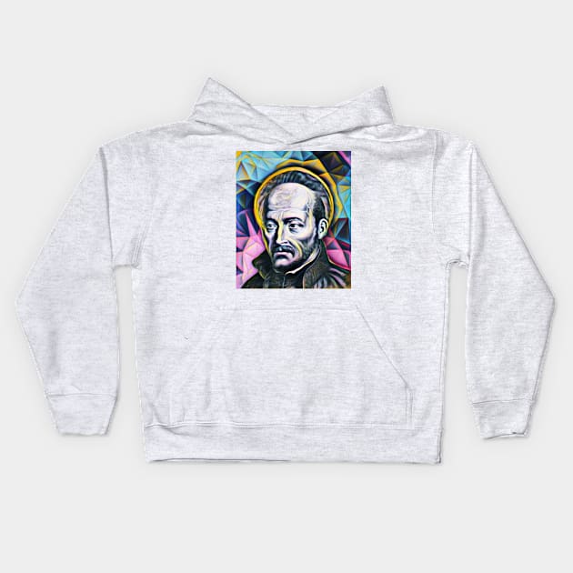 Ignatius of Loyola Portrait | Ignatius of Loyola Artwork 10 Kids Hoodie by JustLit